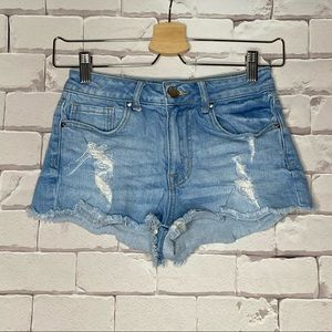 Forever 21 Distressed Jean Shorts 24